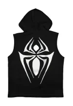 scarlet spider pullover black hoodie vest