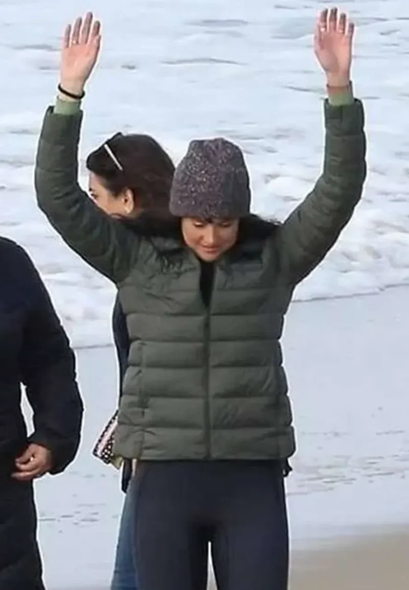 shailene woodley green jacket
