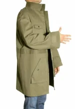 spider verse green long jacket