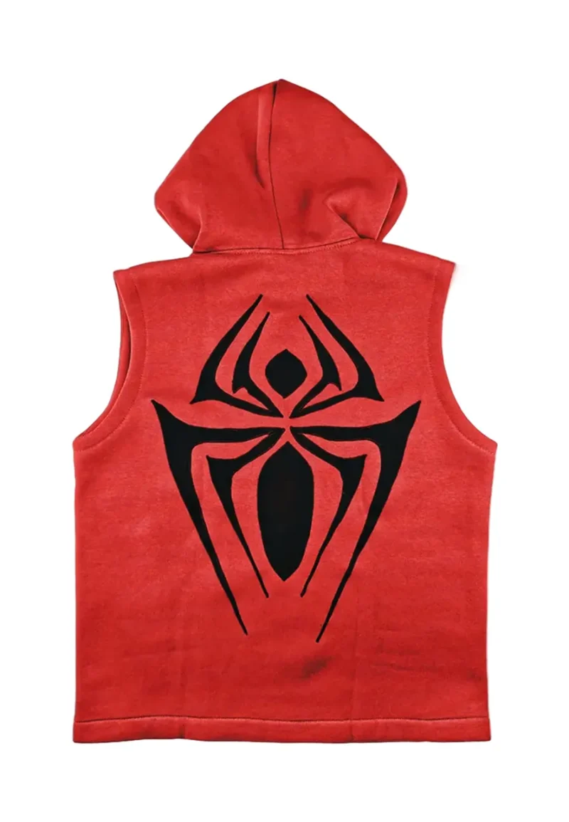 spiderman ben reilly scarlet hooded