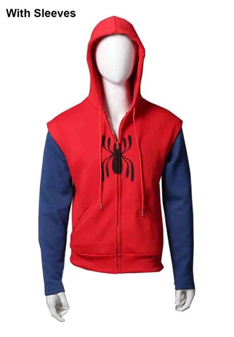 spiderman homecoming red hoodie