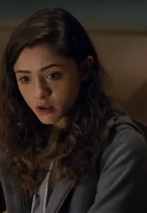 stranger things grey hooded jacket