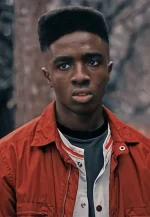 stranger things lucas sinclair maroon jacket