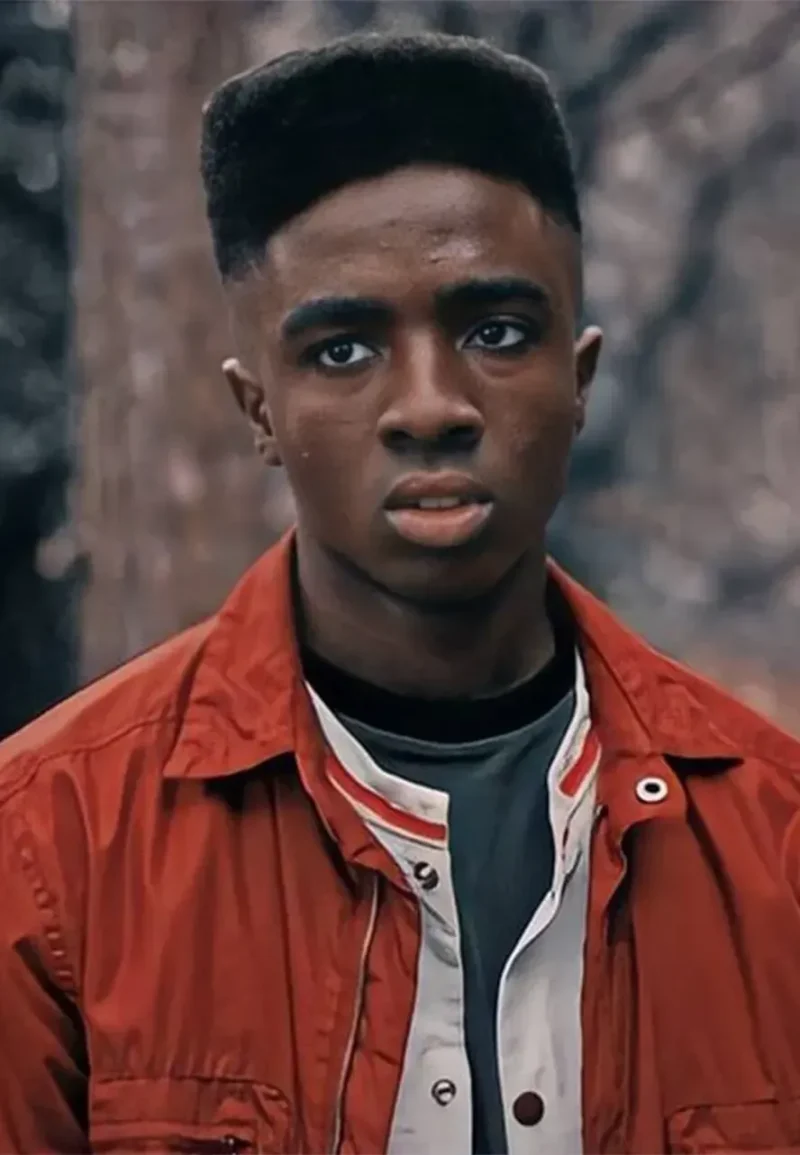 stranger things lucas sinclair maroon jacket