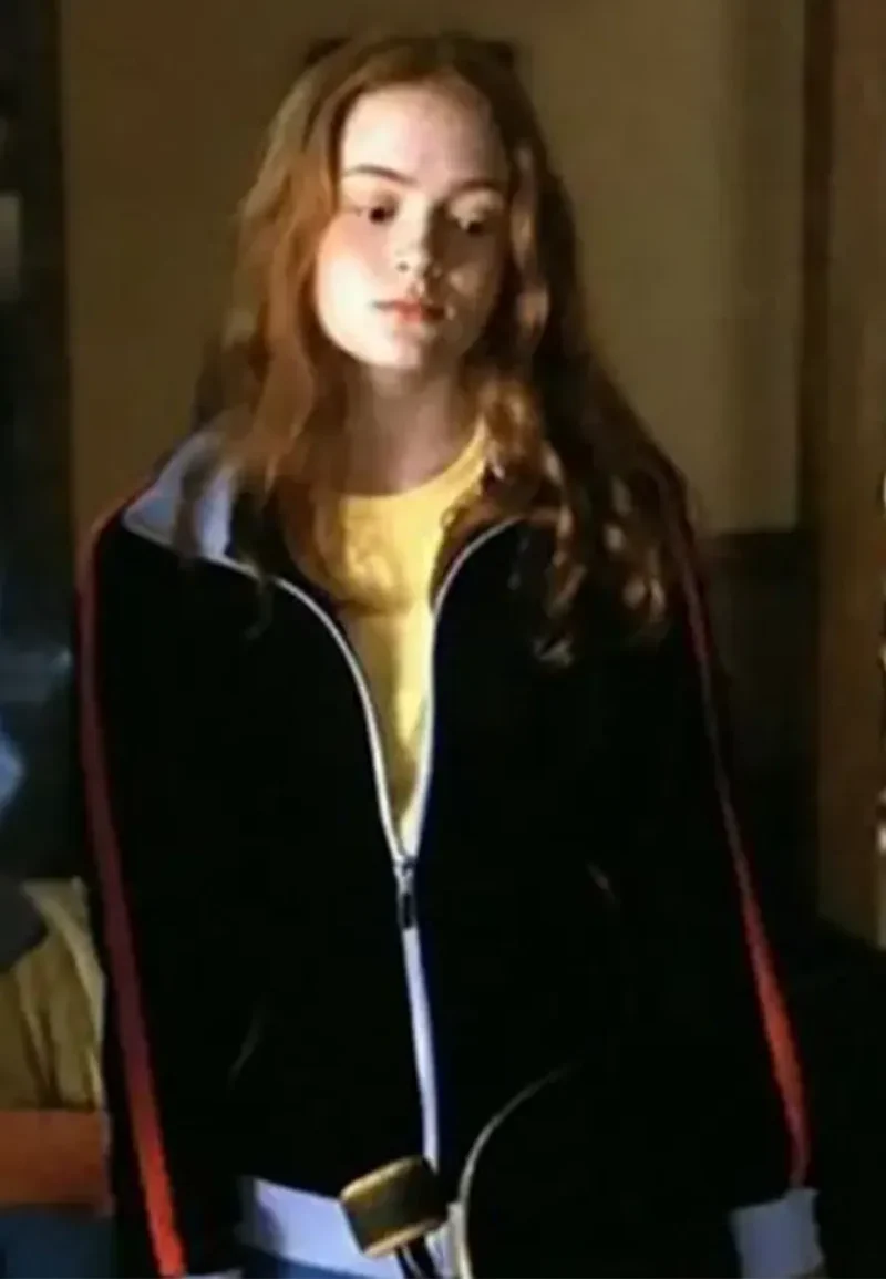 stranger things max mayfield black jacket