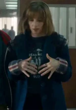 stranger things robin buckley blue coat
