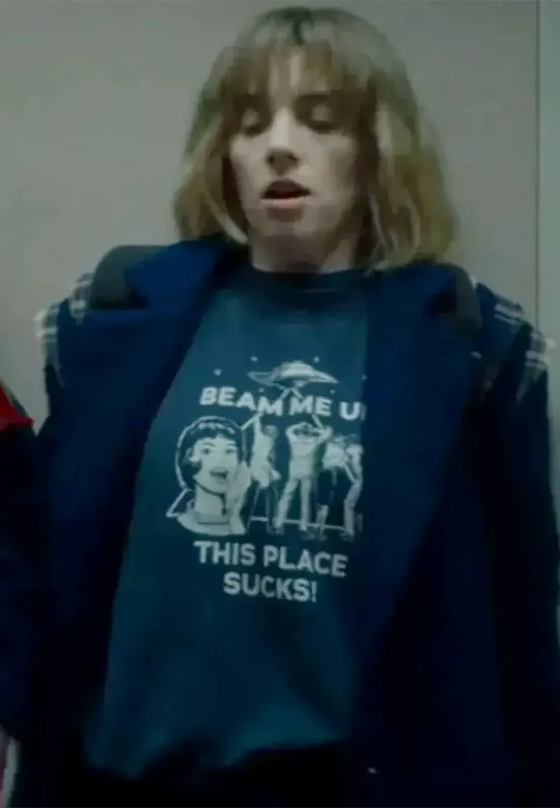 stranger things s05 robin buckley blue coat