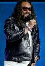 supergirl cinemacon 2026 black leather jacket
