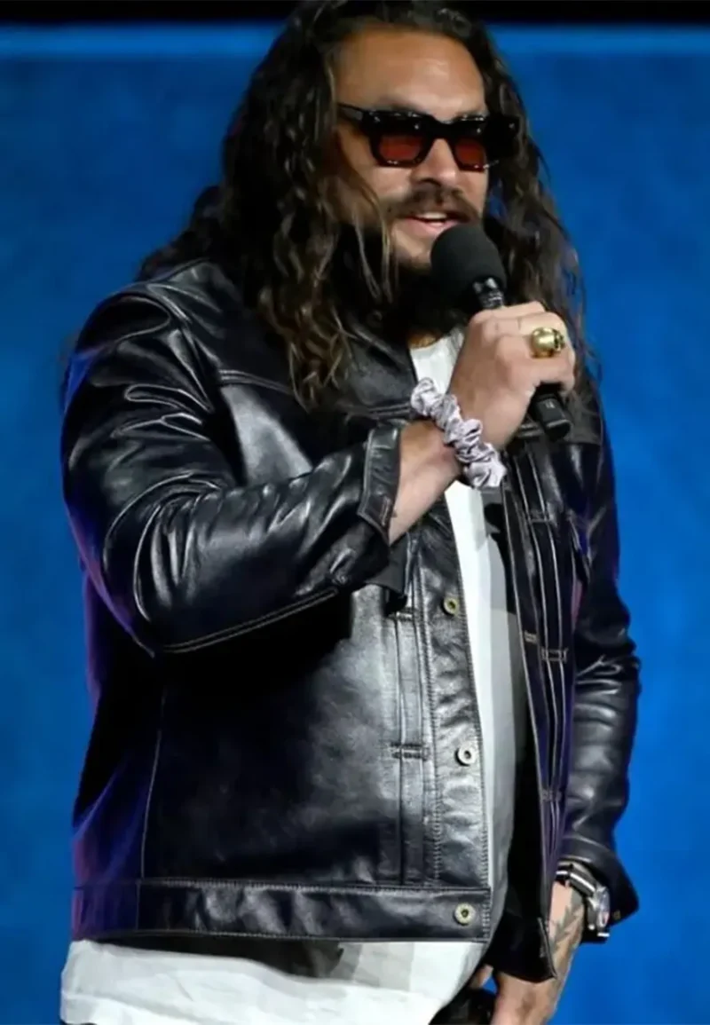 supergirl cinemacon 2026 black leather jacket