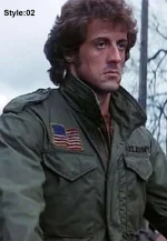 sylvester stallone first blood jacket