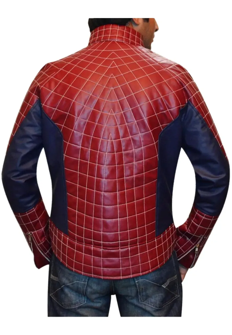 The Amazing Spiderman Leather Jacket the amazing spiderman jacket