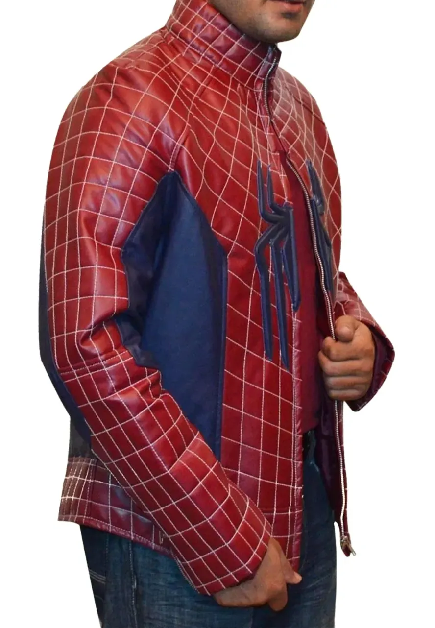 The Amazing Spiderman Leather Jacket the amazing spiderman leather jacket