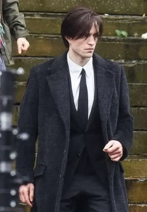 the batman bruce wayne trench coat