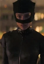 the batman selina kyle black leather jacket