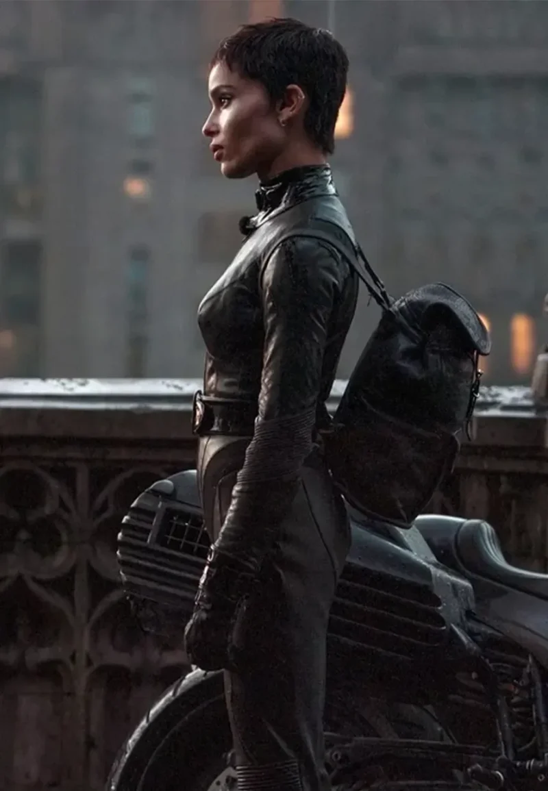 the batman selina kyle leather jacket