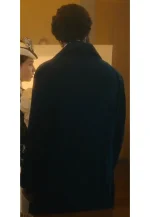the law according to lidia poet dark navy blue coat
