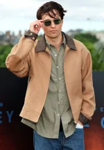 the odyssey photocall robert pattinson jacket