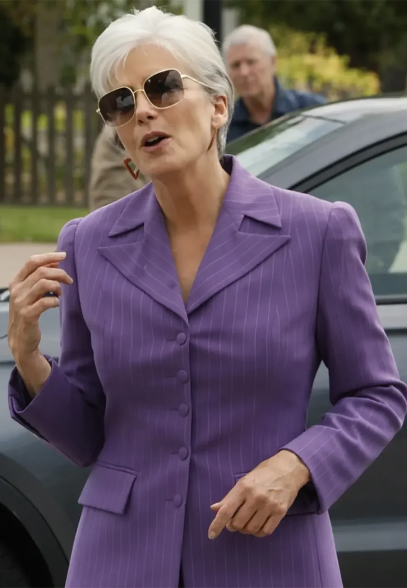 the sheep detectives emma thompson purple blazer