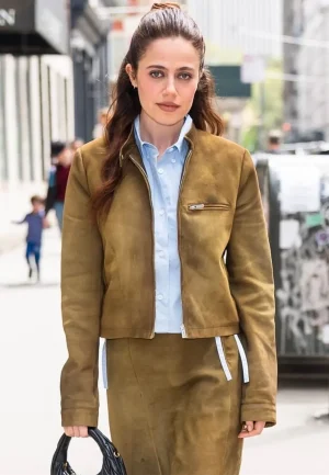 the sheep detectives molly gordon suede jacket