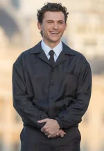 tom holland black jacket