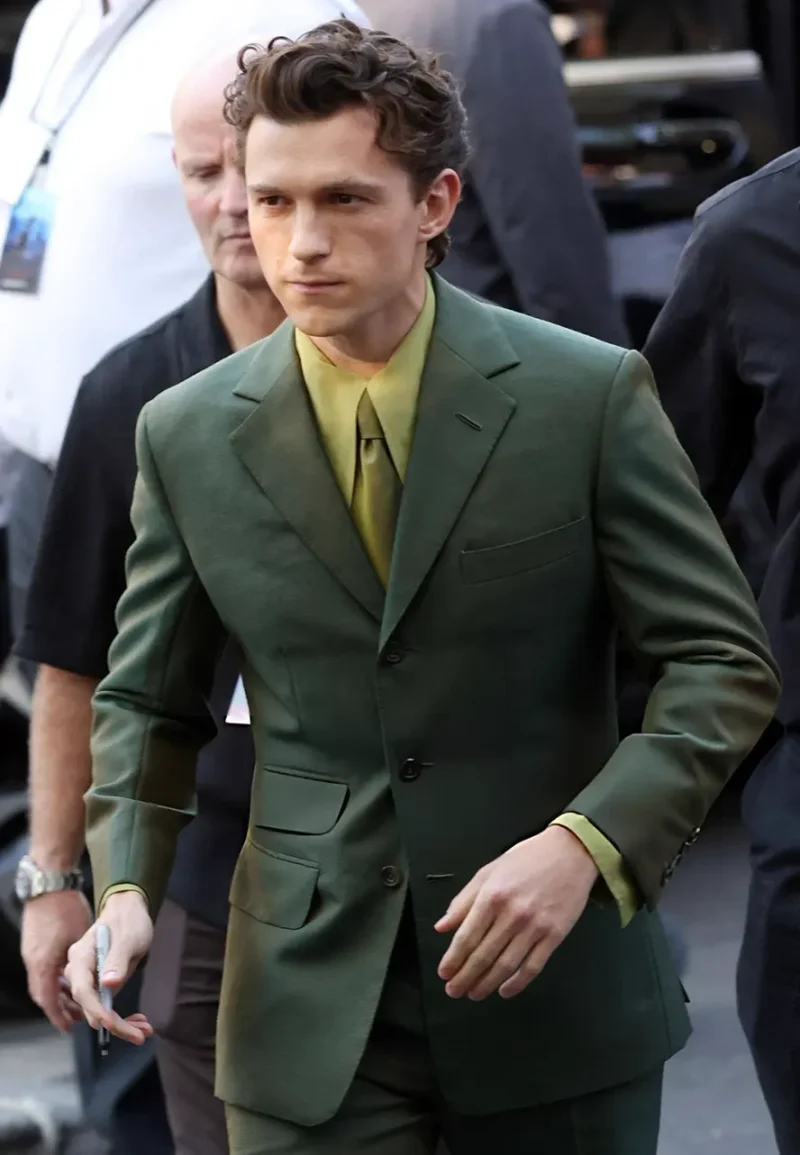tom-holland-green-blazer tom holland green blazer