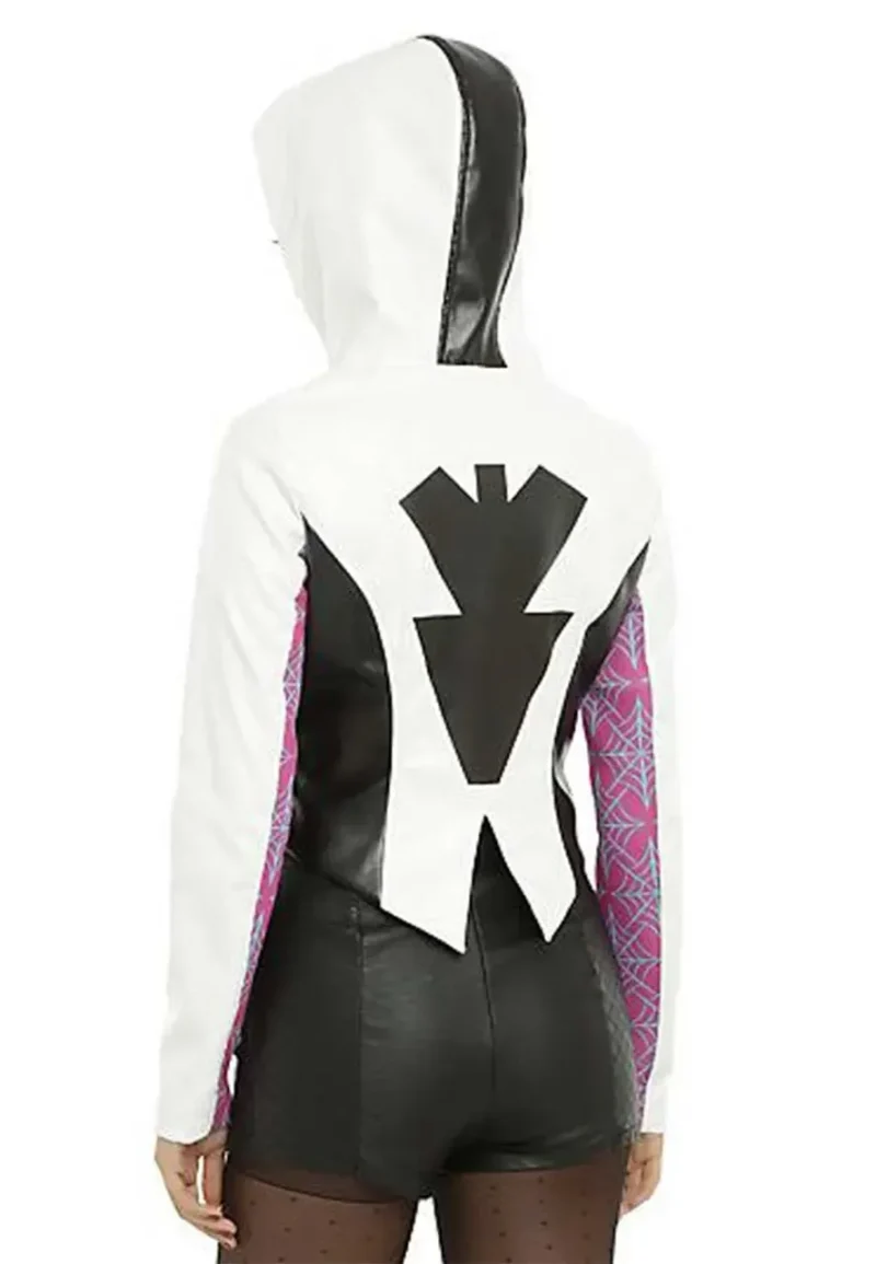 womens spider gwen leather jacket