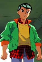 yuyu hakusho yusuke urameshi green jacket