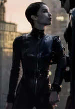 zoe kravitz leather jacket
