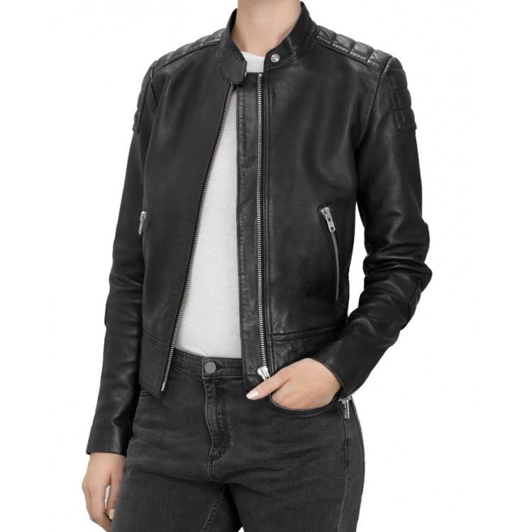 Erica Button Strap Collar Jacket erica-button-strap-collar-jacket