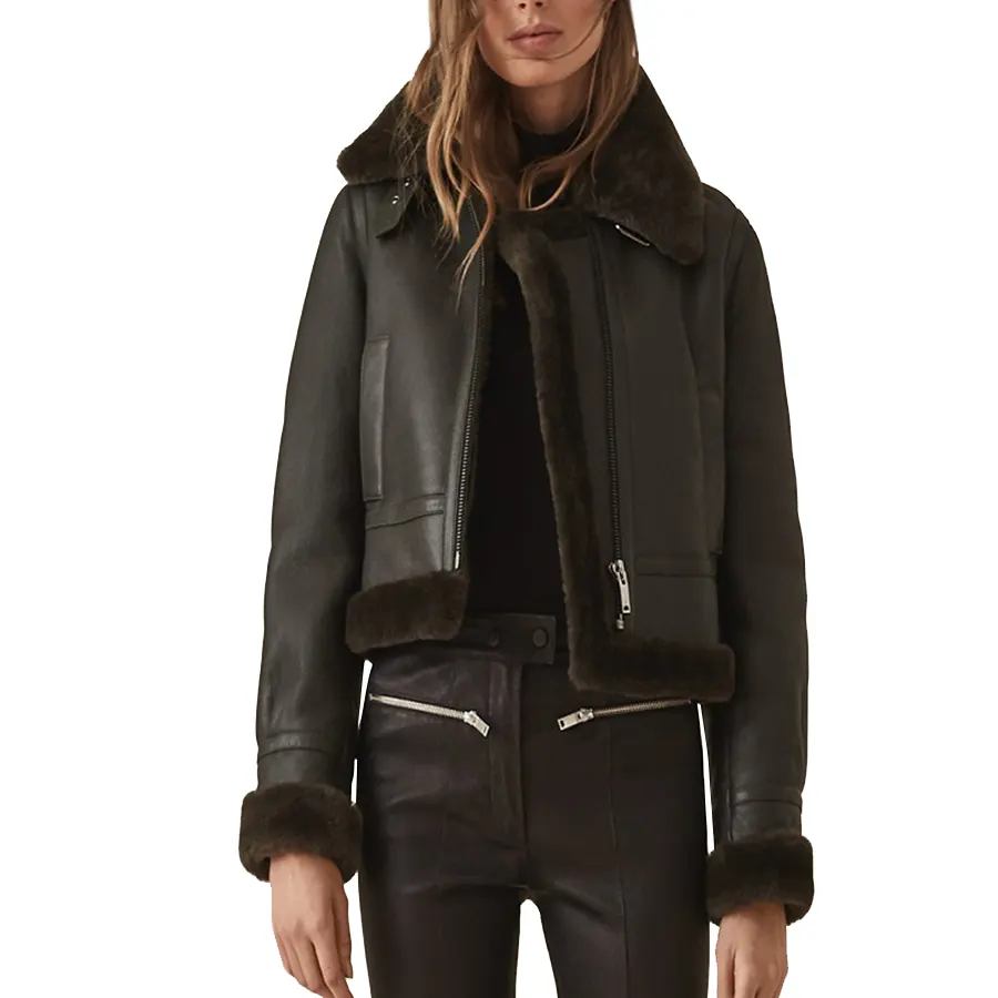 Women Shearling Aviator Biker Jacket women-shearling-aviator-biker-jacket