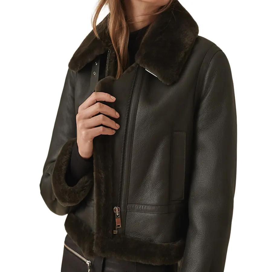 Women Shearling Aviator Biker Jacket women-shearling-aviator-biker-jacket