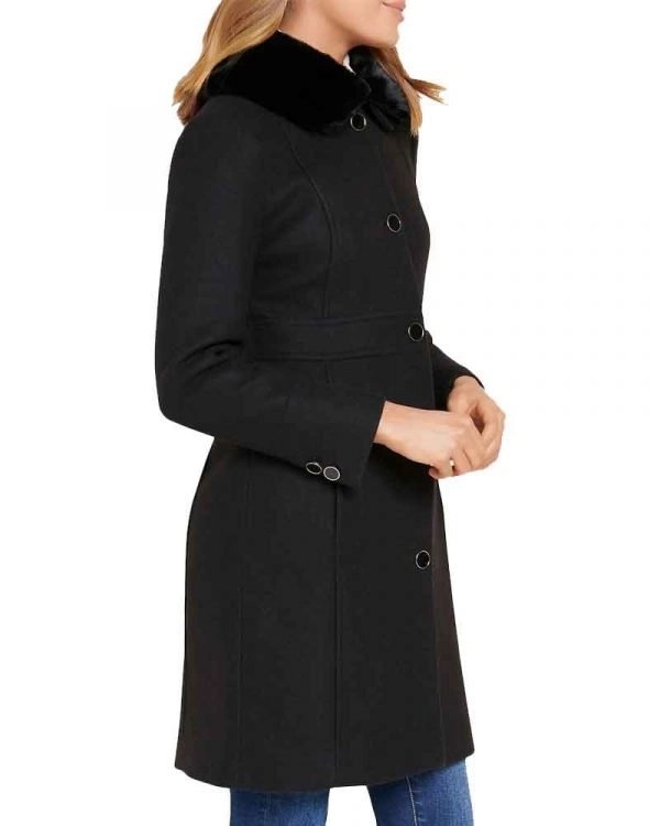 Norma Faux Fur Collar Wool Blend Coat norma-faux-fur-collar-wool-blend-coat