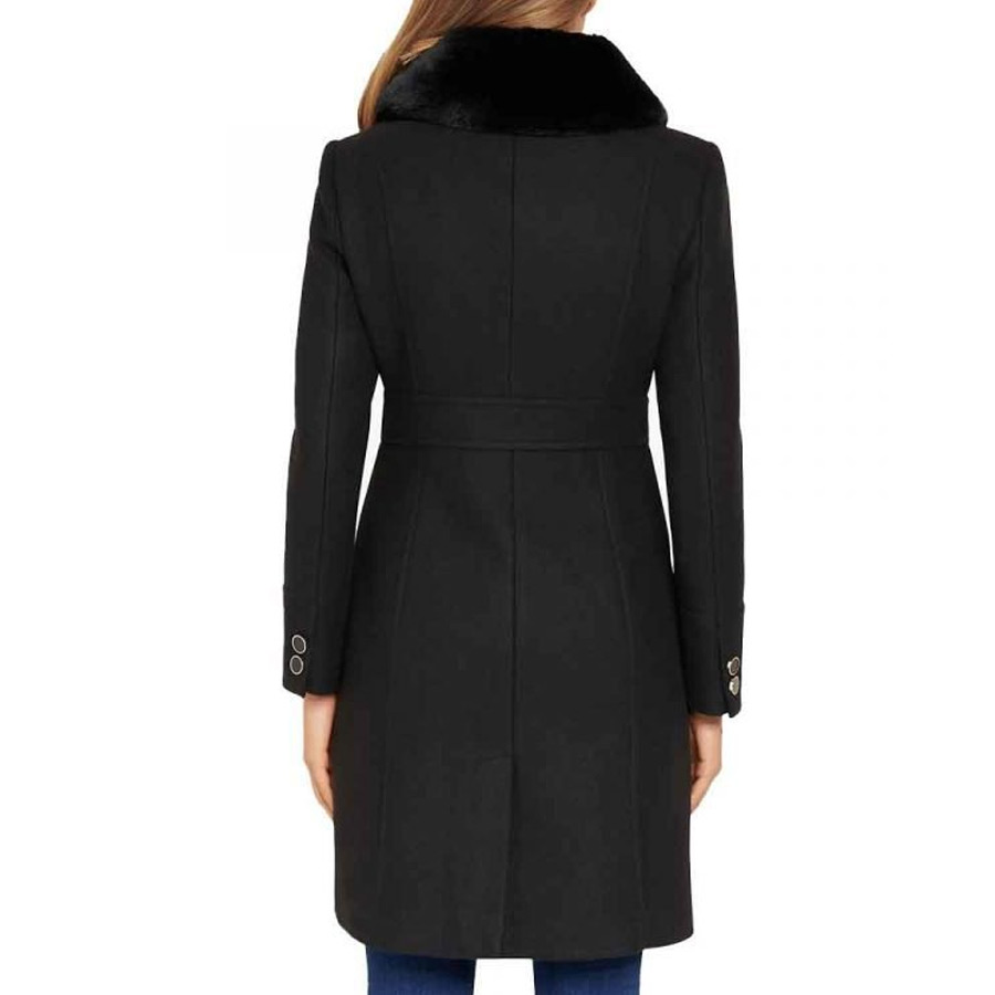 Norma Faux Fur Collar Wool Blend Coat norma-faux-fur-collar-wool-blend-coat