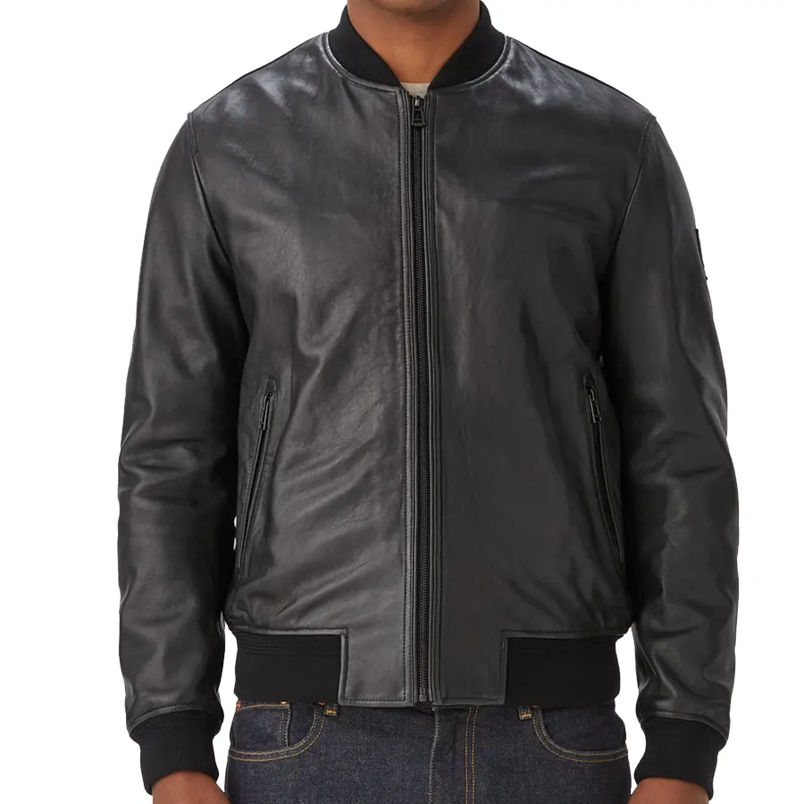 Bayling Bomber Leather Jacket bayling-bomber-leather-jacket