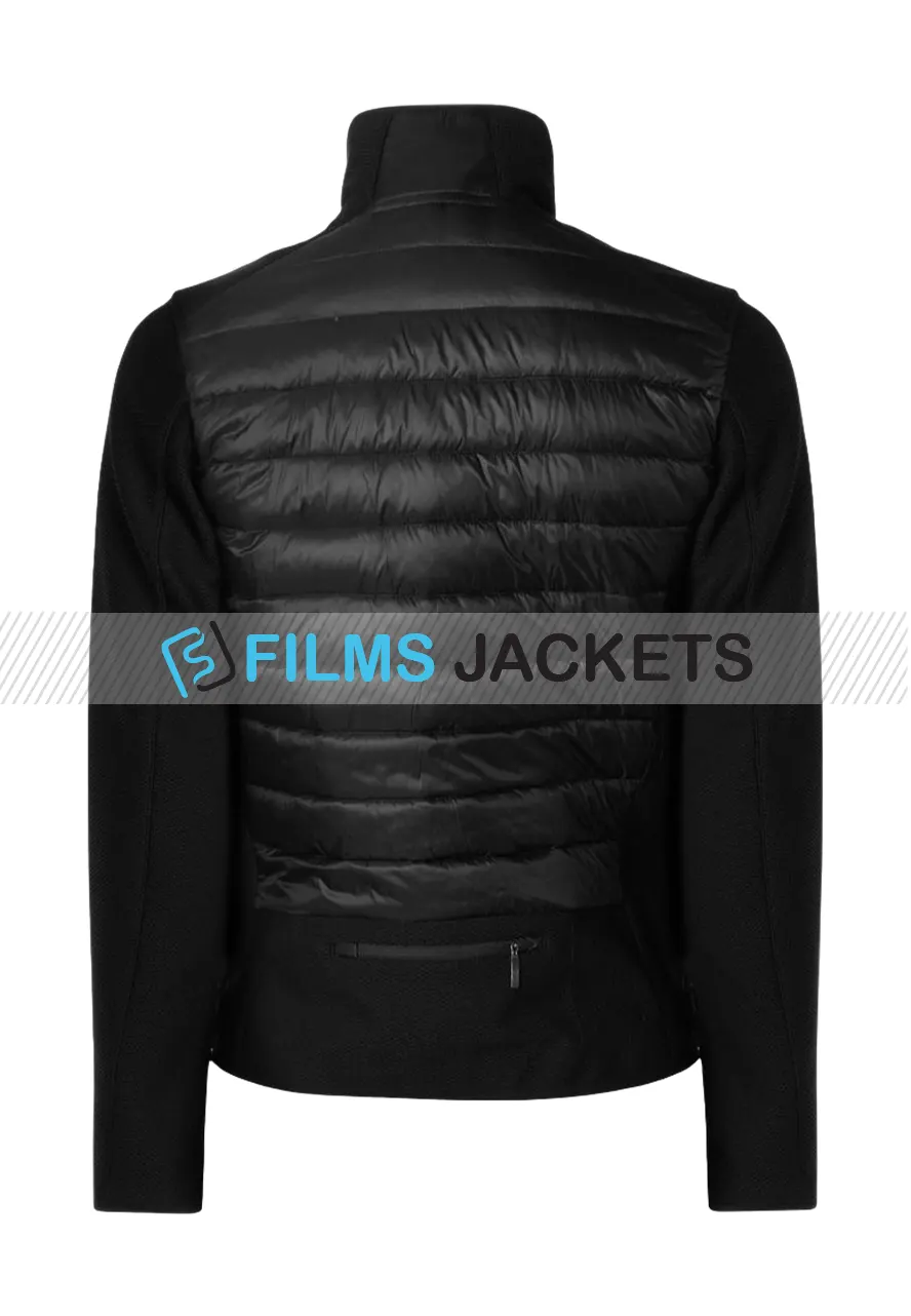Men Black Puffer Jacket black jacket puffer
