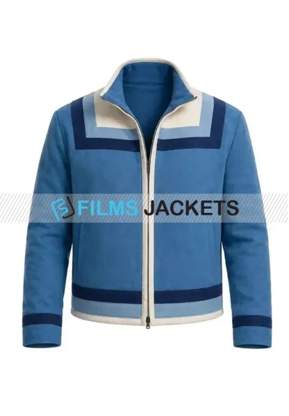 blue wool jacket