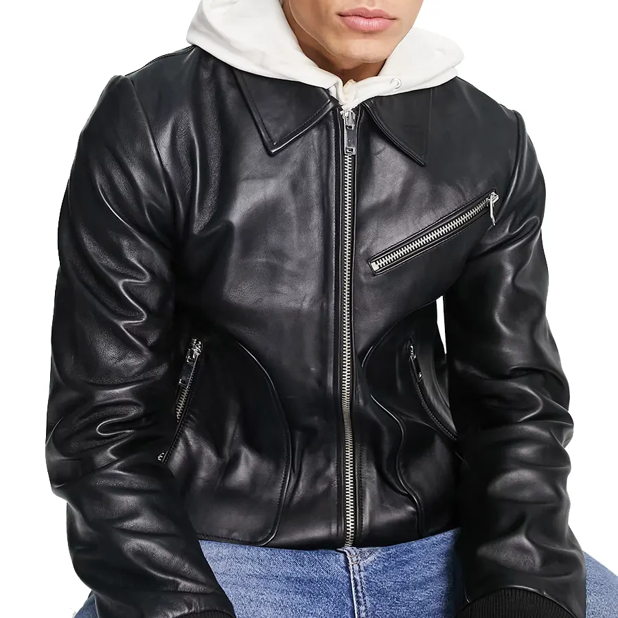 British Bomber Leather Jacket british-bomber-style-jacket