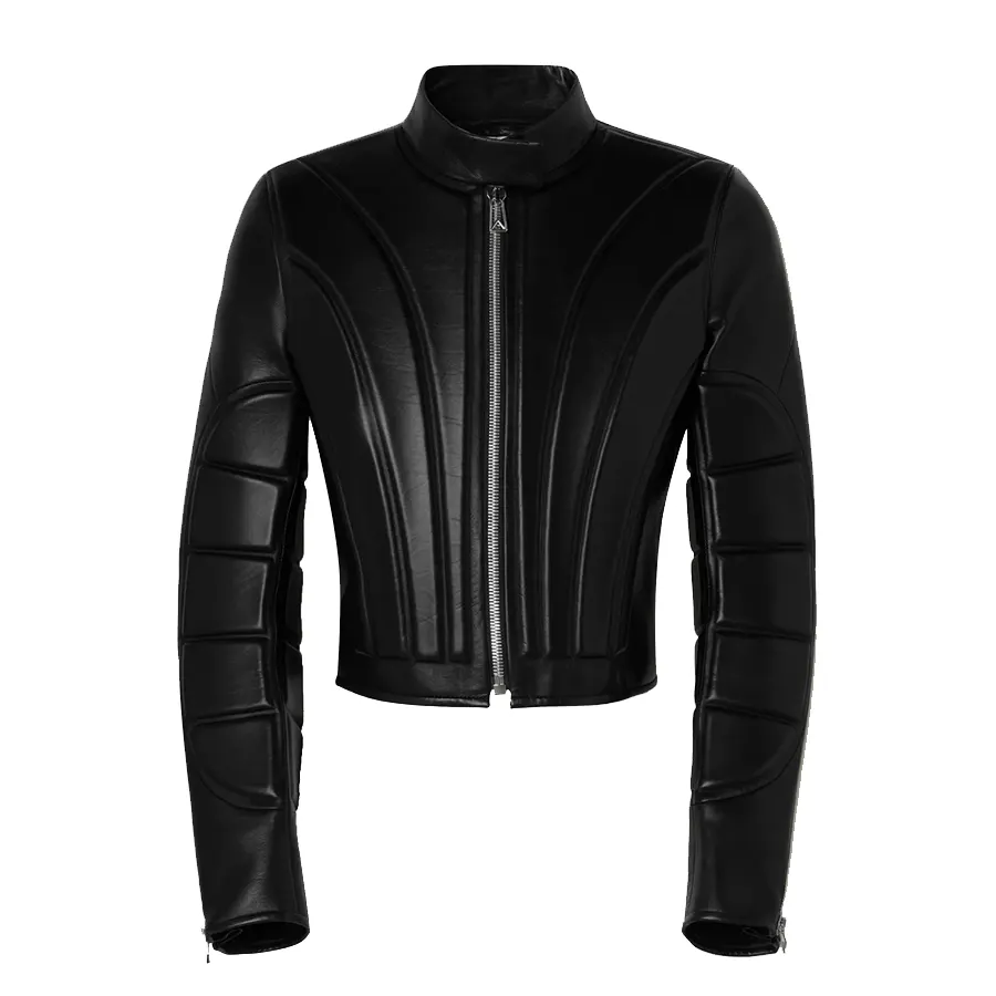 Embossed Black Leather Jacket embossed-black-leather-jacket
