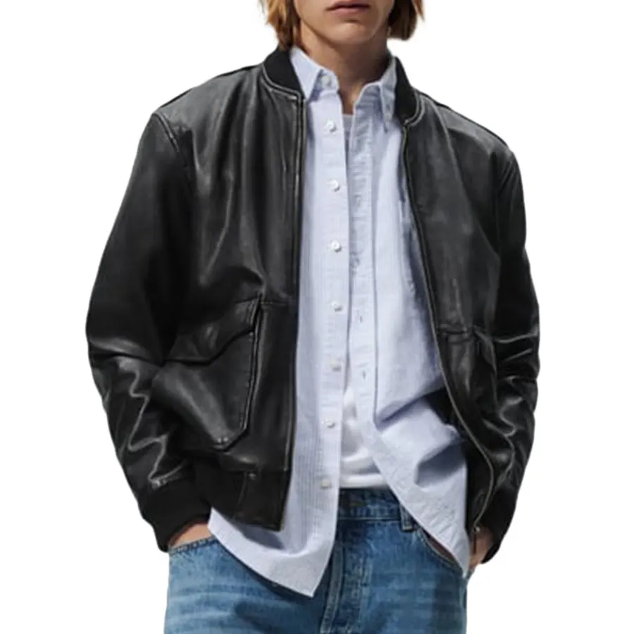 Hybrid Black Bomber Jacket hybird-black-bomber-jacket