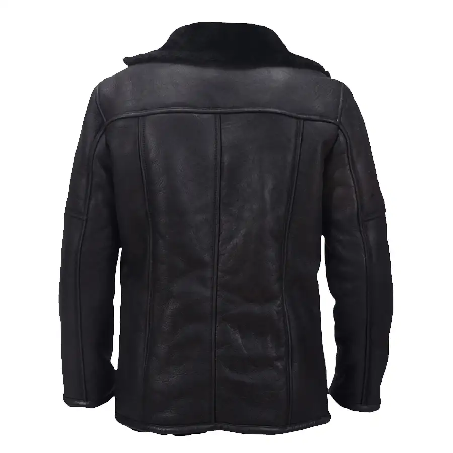Mens Biker Black Shearling Jacket men-biker-black-shearling-jacket