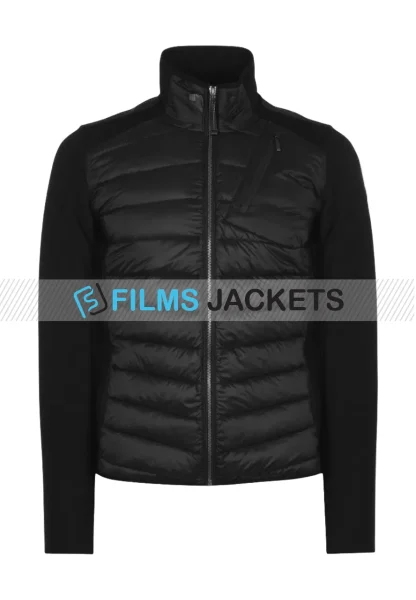 men black puffer jacket