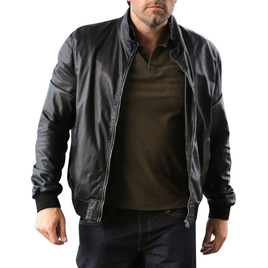 Shane Black Bomber Leather Jacket shane-black-bomber-leather-jacket