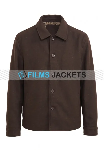 men brown wool jacket