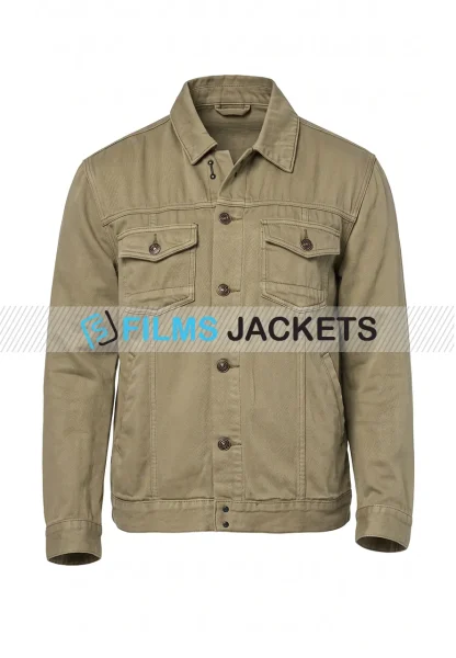 men green cotton jacket