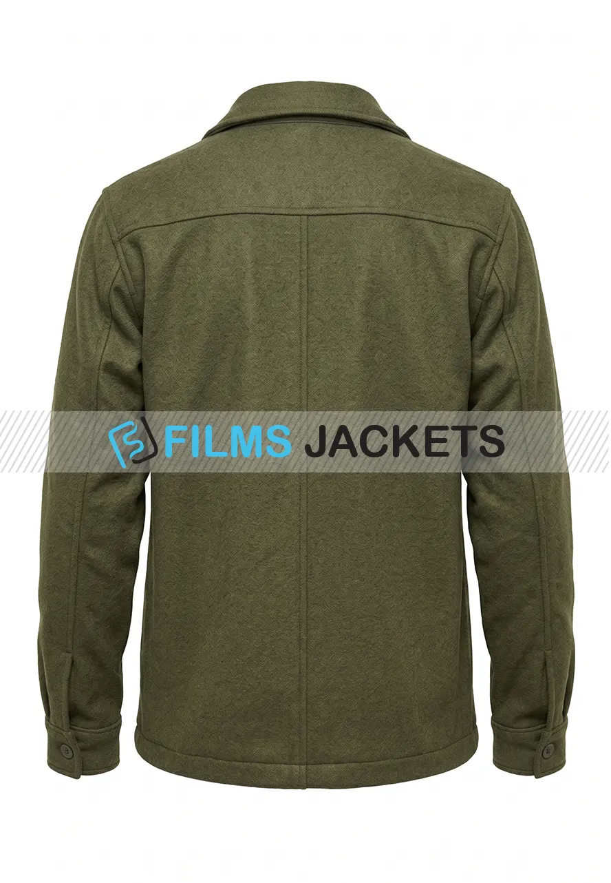 Men Green Wool Jacket men green plaid wool jacket