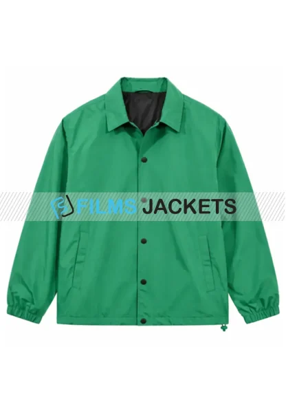 men green polyester jacket