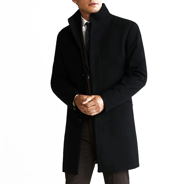 Infinity Black Wool Coat infinity-black-wool-coat