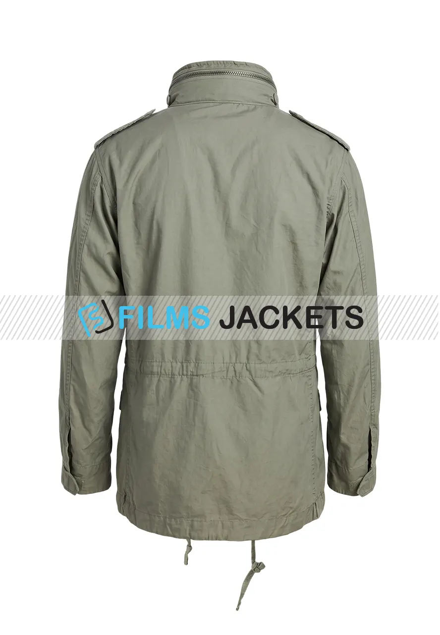Men Green Military Utility Jacket men military style jacket