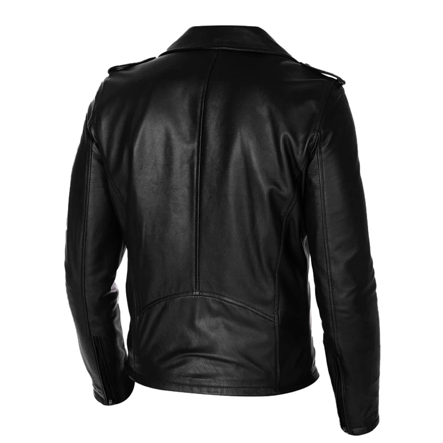 Leon Men Black Biker Jacket leon-men-black-biker-jacket