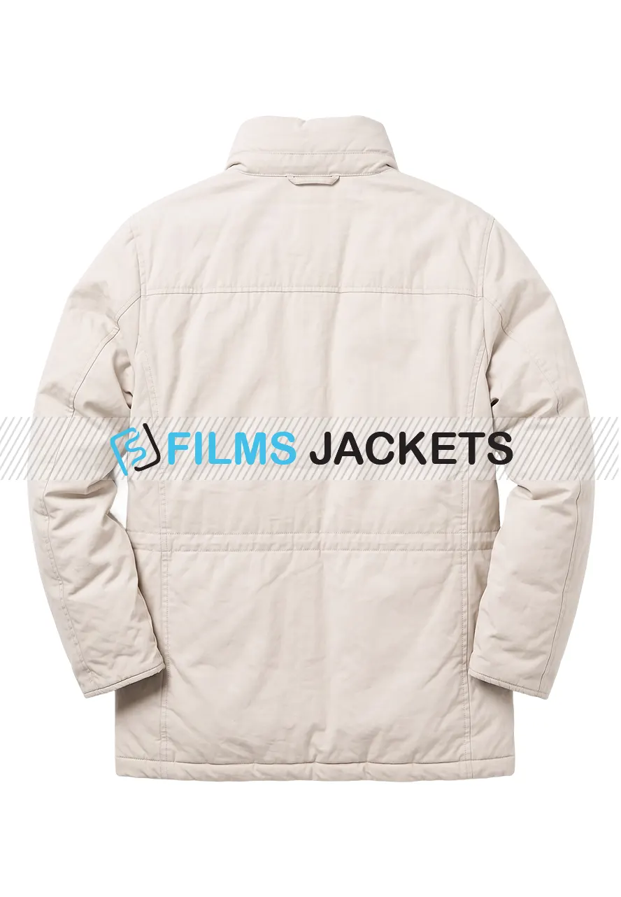 Men Cotton Off White Field Jacket men off white cotton jacket